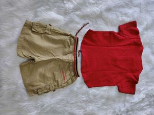Boys Tshirts &amp; Shorts Set For 6-12 Months