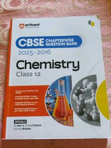 CBSE Class 12 Chemistry Question Bank 2025-2016