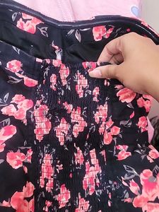 Floral Corset Padded Top