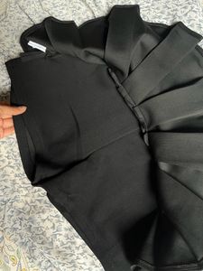 Pleated Skort with Belt