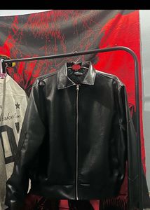 Men’s poloize Leather Jacket