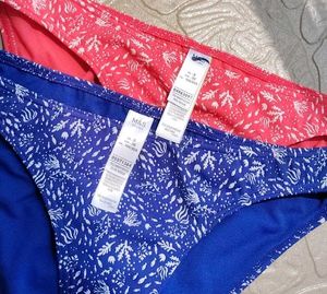 M&amp;S Set of 2 High Leg Bikini Bottoms