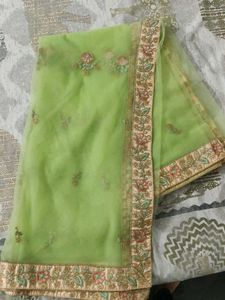 Beautiful Peach Lehenga Choli Set