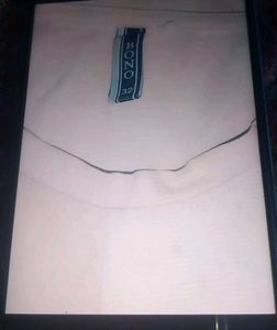 Basic White V-Neck T-Shirt