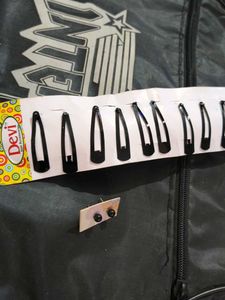 Devi Black Hair Pins - Pack of 12