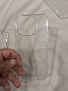2 Clear iPhone 15 Pro Phone Cases