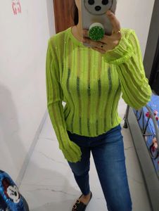 Partywear Mesh Top