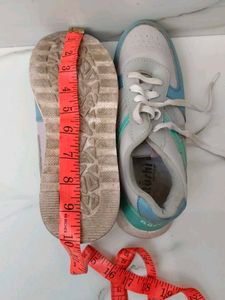 Stylish Gray &amp; Blue Sneakers