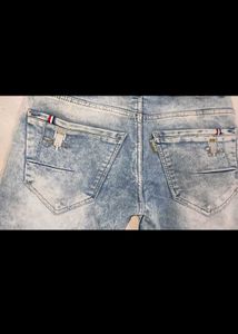 Acid Wash Denim Jeans
