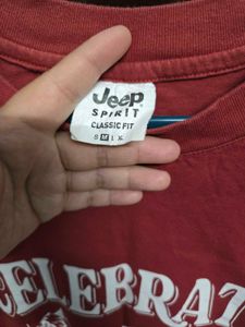 Vintage JeepSpirit Camping Logo Longsleeve TShirt
