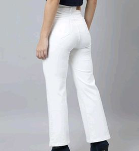 Classic White Flared Pants