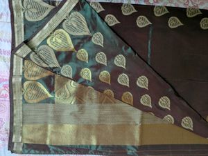 Semi Silk saree with stitched blouse