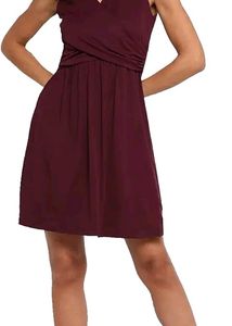 Taurus Purple Satin Dress