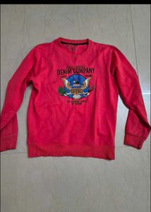 Boys Red Sweatshirt age 10+