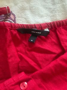 Vibrant Red Spaghetti Strap Dress