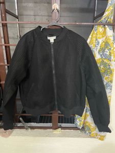 H&amp;M black Bomber Jacket