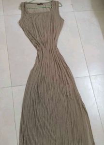 Shiny Beige bodycon ✨