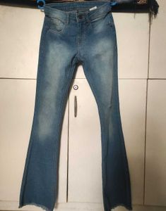 Blue Flare Jeans