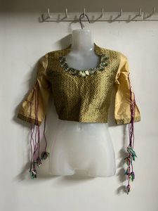 Stylish Embellished Ethnic Blouse