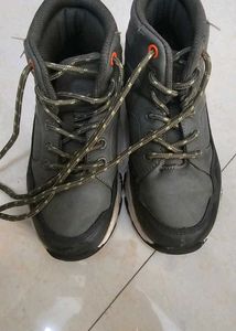 kid's Grey Trekking Boots