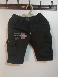 Men's Black Cargo Shorts