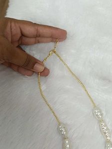 Bohemian Shell and Pearl Necklace