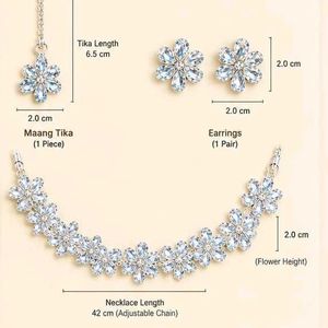 Stunning Floral Jewellery Set