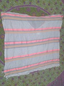 Striped V-Neck Casual Top