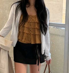 Tiered Ruffle Camisole Top