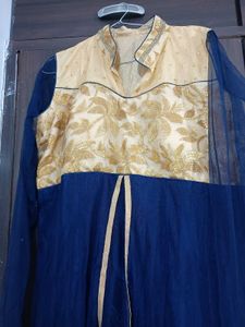 Royal Blue Ethnic Gown