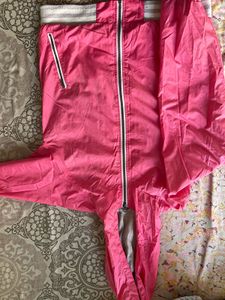 pink windbreaker jacket