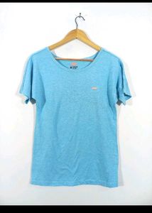 Light Blue Graphic T-Shirt