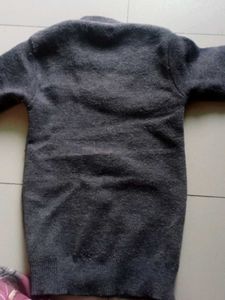 Dark Grey V-Neck Sweater