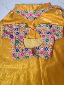 Vibrant Yellow Lehenga Choli Set