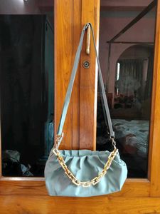Cute gray sling bag for women