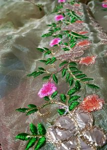 Golden Organza Dupatta ✨✨