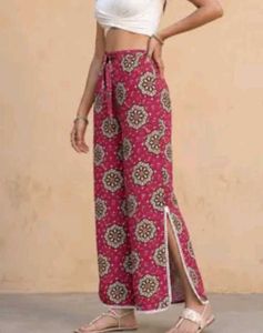 Women Wide Leg Floral Palazzo Pant