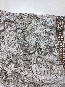 Floral Print Square Neck Top