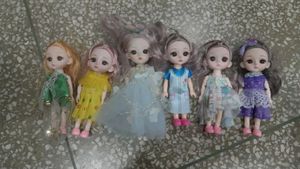 cute dolls movable joints 3d eyes 15 cm 6 inc