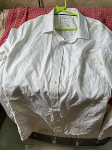 Men's White Button-Down Shirt 38 size