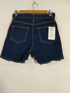 Marca Disati Blue Denim Shorts(Womens)