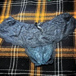 Black Thongs For Her