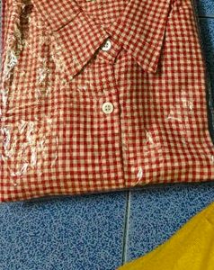 Red Gingham Overshirt