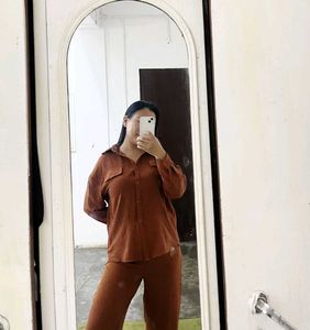 Stylish Brown Co-ord Set