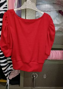 (Swap Avail.)Red Crop Top