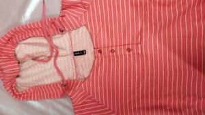 Long Woolen Hoodie Top For Girls