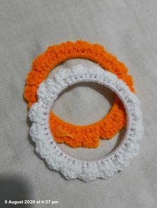 Handmade Tricolor Bangles Set