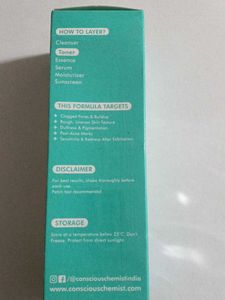 Conscious Chemist Blackhead Melting Water