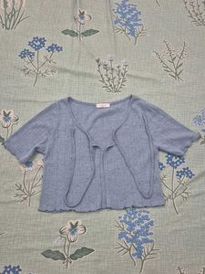Cropped tie up top