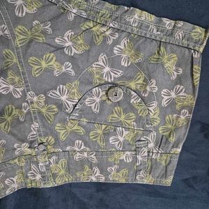 Cute Butterfly Print Shorts y2k korean